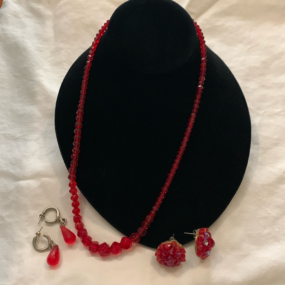 Aurora Borealis jewelry set